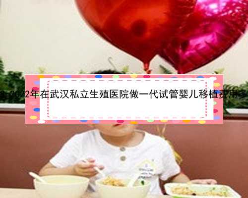 72948_2022年在武汉私立生殖医院做一代试管婴儿移植费用多少？